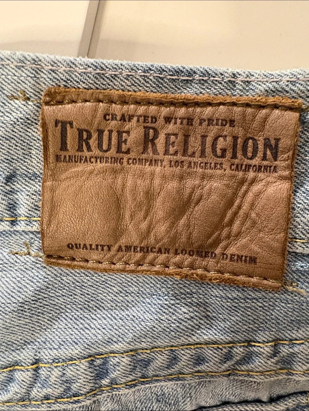 True Religion Light Wash Bootcut Jeans - Faded Blue